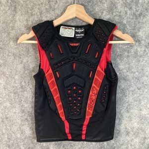 Leatt Youth Protective Gear Vest - Black & Red
